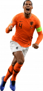 Virgil van Dijk football render