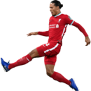 Virgil van Dijk football render