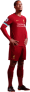 Virgil van Dijk football render