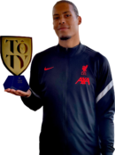 Virgil van Dijk football render