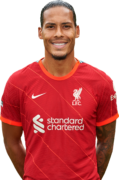 Virgil van Dijk football render