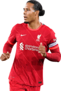 Virgil van Dijk football render