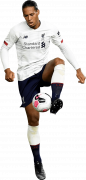 Virgil van Dijk football render