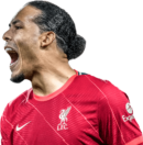 Virgil van Dijk football render