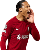 Virgil van Dijk football render