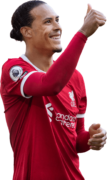 Virgil van Dijk football render