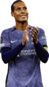 Virgil van Dijk football render