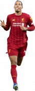 Virgil van Dijk football render