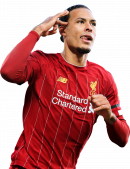 Virgil van Dijk football render