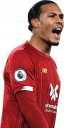 Virgil van Dijk football render