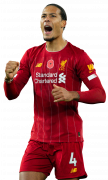 Virgil van Dijk football render