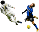 Weston McKennie & Nicolo Barella football render