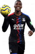 Wilfried Zaha football render