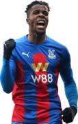 Wilfried Zaha football render