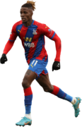 Wilfried Zaha football render