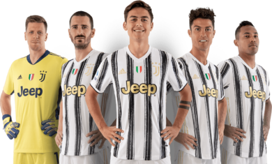 Wojciech Szczesny, Leonardo Bonucci, Paulo Dybala, Cristiano Ronaldo & Alex Sandro