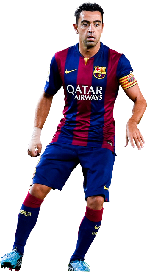 Xavi Hernandez football render - 7605 - FootyRenders