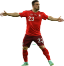 Xherdan Shaqiri football render