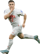 Xherdan Shaqiri football render