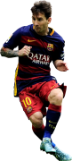 Lionel Messi football render