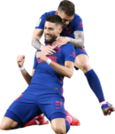 Yannick Ferreira Carrasco & Kieran Trippier football render