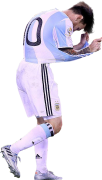 Lionel Messi football render