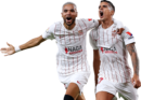 Youssef En-Nesyri & Erik Lamela football render