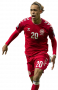 Yussuf Poulsen football render