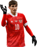 Zelimkhan Bakaev football render