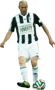 Zinedine Zidane football render