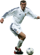 Zinedine Zidane football render