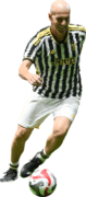 Zinedine Zidane football render