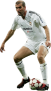 Zinedine Zidane football render