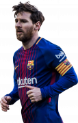 Lionel Messi football render